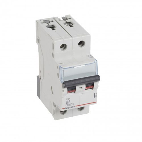 Picture of Moodulkaitselüliti TX3, 2P, 2A, B, 6kA, Legrand 