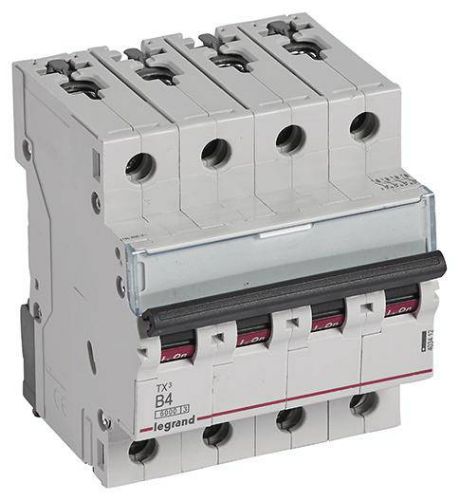 Picture of Moodulkaitselüliti TX3, 4P, 4A, B, 6kA, Legrand 