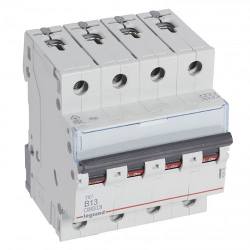 Picture of Moodulkaitselüliti TX3, 4P, 13A, B, 6kA, Legrand 