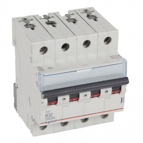 Picture of Moodulkaitselüliti TX3, 4P, 32A, B, 6kA, Legrand 