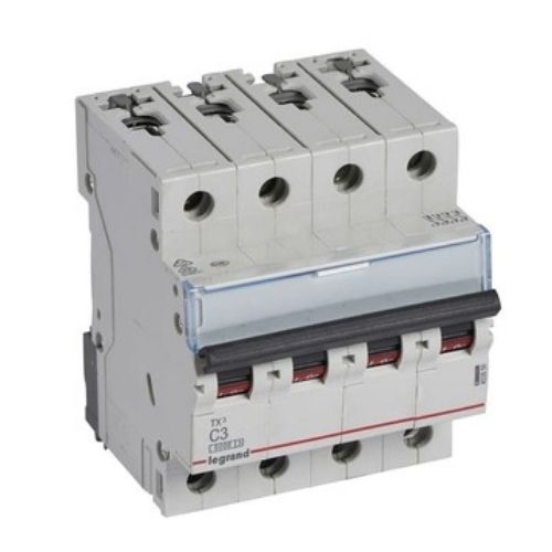 Picture of Moodulkaitselüliti TX3, 4P, 4A, C, 6kA, Legrand 