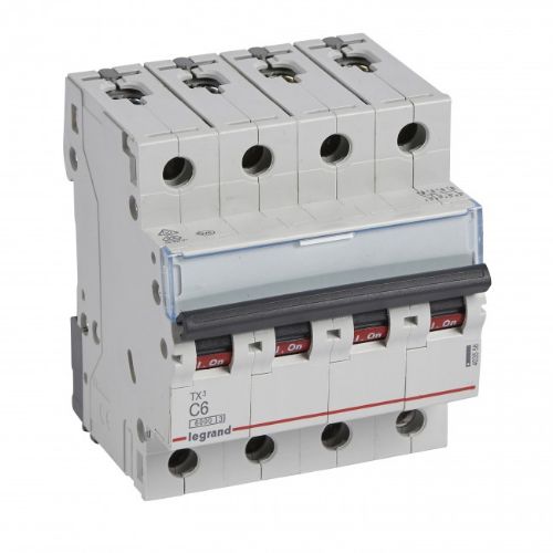 Picture of Moodulkaitselüliti TX3, 4P, 6A, C, 6kA, Legrand 