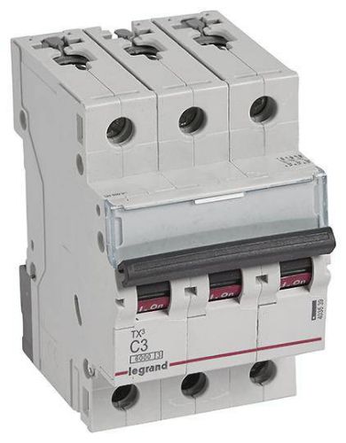 Picture of Moodulkaitselüliti TX3, 3P, 3A, C, 6kA, Legrand 