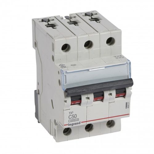 Picture of Moodulkaitselüliti TX3, 3P, 50A, C, 10kA, Legrand 