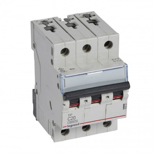 Picture of Moodulkaitselüliti TX3, 3P, 20A, C, 10kA, Legrand 