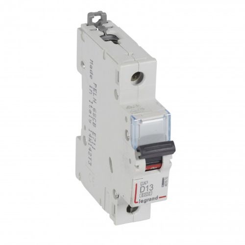 Picture of Moodulkaitselüliti DX3, 1P, 13A, D, 6kA/10kA, Legrand 