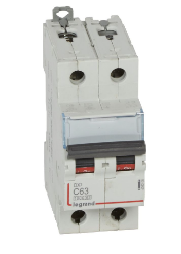 Picture of Moodulkaitselüliti DX3, 2P, 63A, C, 10kA, Legrand 