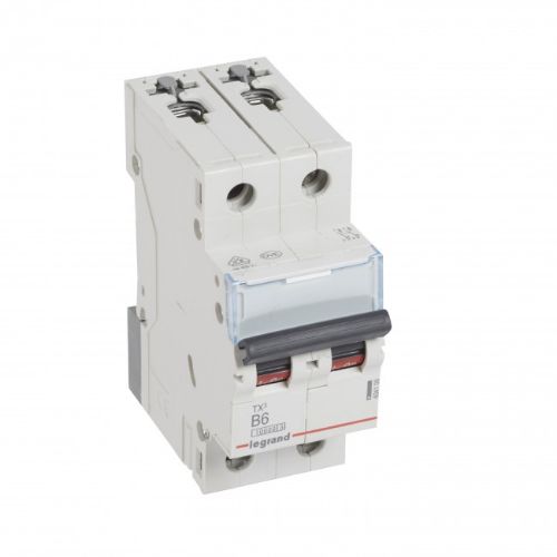 Picture of Moodulkaitselüliti TX3, 2P, 6A, B, 10kA, Legrand 