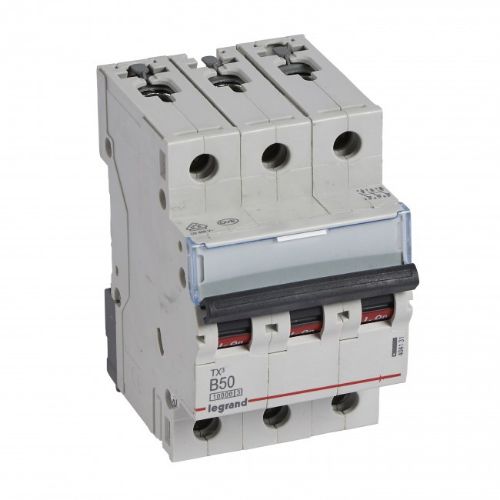 Picture of Moodulkaitselüliti TX3, 3P, 50A, B, 10kA, Legrand 