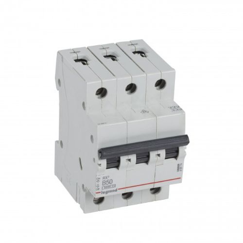 Picture of Moodulkaitselüliti RX3, 3P, 50A, B, 6kA, Legrand 