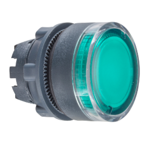 Picture of Surunupp illumineeritud ROHELINE, LED-ile, madal, plast, IP66, Schneider 