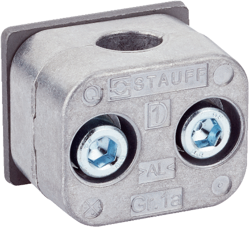 Picture of Lattklamber Ø 12 mm jaoks (kinnitusvardale kinnitamiseks), plaadiga, SICK