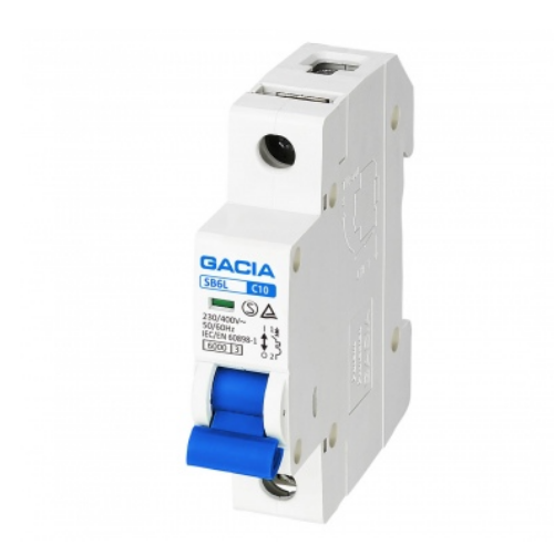 Picture of Moodulkaitselüliti SB6L, 1P, 10A, C, 6kA, Gacia 