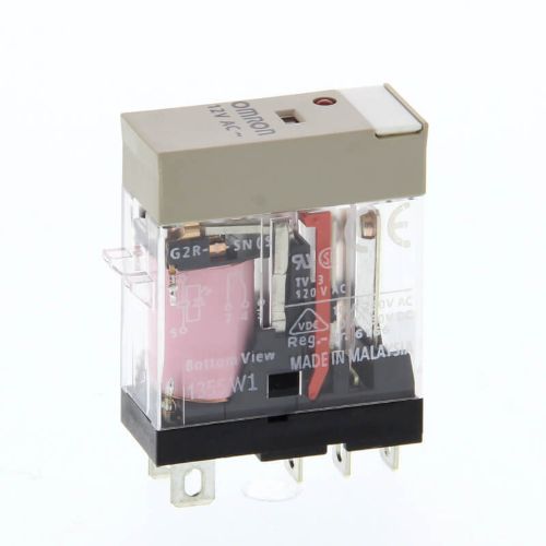 Picture of Minirelee G2R-1, 1CO, 10A, 120VAC, LED, pesa P2RF05, Omron 