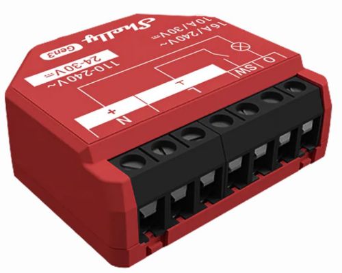 Picture of Wi-Fi 2.4 GHz, BT,  relee + energiamõõtja 16A, Shelly 