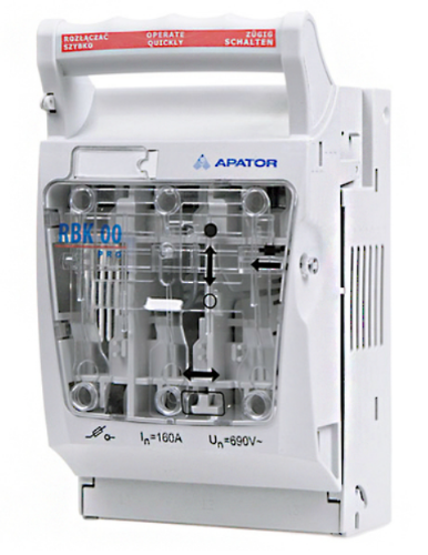 Picture of Sularilüliti RBK 1, pro-M,250A , DIN-1, paralleelvinnak, kuni 120mm2, Apator  