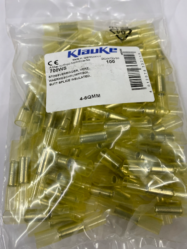 Picture of Jätkuhülss 700WS 4-6mm2 termoisol., kollane 