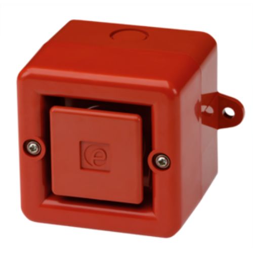 Picture of Sireen 100 dB ( 1m ), 10 tooni, 10-30V DC, PUNANE, kõrvadega, 2xM20, IP66, E2S 