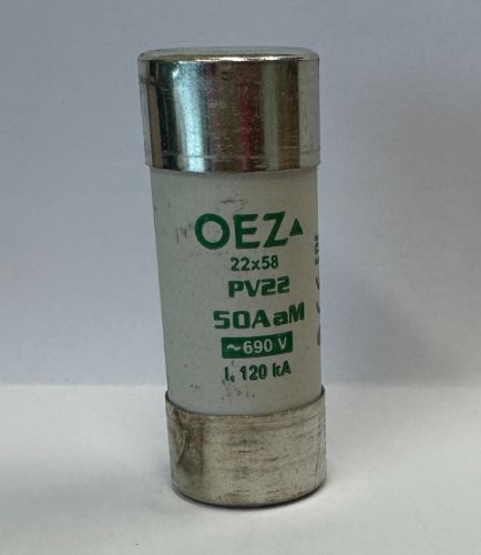 Picture of Silindriline sular 22x58 50A aM, 690VAC, OEZ 