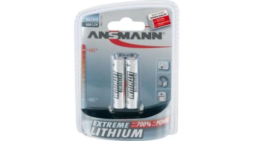 Picture of Patarei AAA 1.5V 2tk Ansmann Liitium