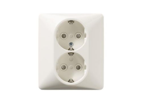 Picture of Pistikupesa 2-ne mk, vedruk. raamiga, JUSSI, IP20 