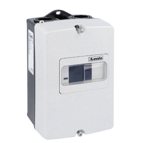 Picture of Paigalduskarp SM1P mootorikaitselülitile, IP65, 100mm lai, UV-kindel, (pikk.k) 4xM25, Lovato 