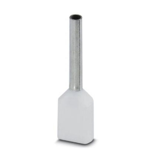 Picture of Cu-otsahülss 2x0.5-10 kraega, valge (100tk/pk), Phoenix 