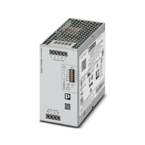 Picture of Toiteplokk QUINT, 2F ja 3F, 24VDC 20A 480W, 400-500VAC/300VDC, Phoenix 