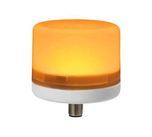 Picture of Signaaltuli E-LITE, ORANŽ, Ø70, pidev, LED, 24VDC, IP66-IK06, M12 pistik, 4-pin, SIRENA 