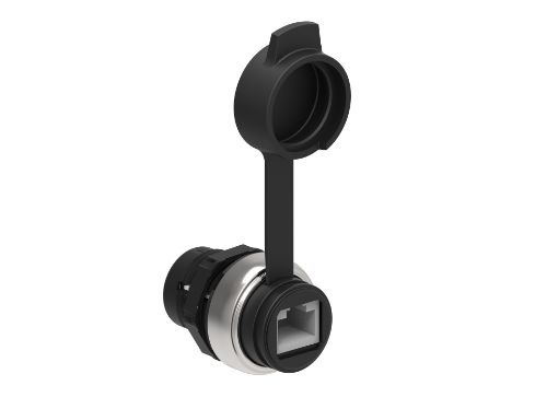 Picture of Ethernet RJ45 pesa LPC, ava 22, IP65, 10 Gigabit, -25...+70C, Lovato 