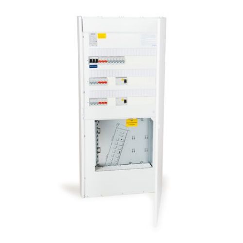 Picture of Metallkilp koos IT osaga, 2xRCCB 9x10A 12x16A 50A, Ensto 