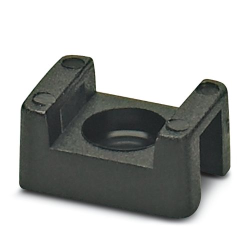 Picture of Juhtmesideme kinnitusalus KRUVI laiusele 5mm must (100tk) Phoenix 