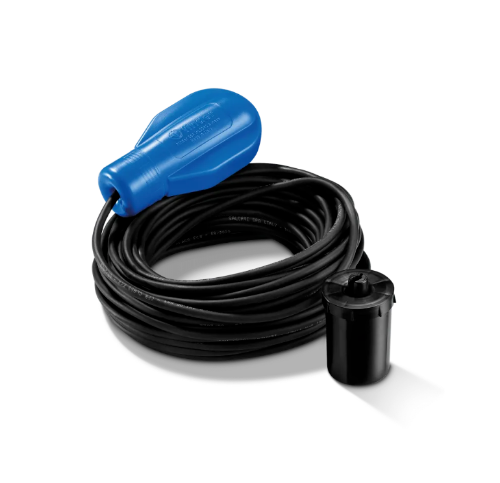 Picture of Ujuklüliti (veele) 1CO 10(8)A/250VAC, vastukaal, IP68 , max +45C, kaabel neopreen 5m, Finder 