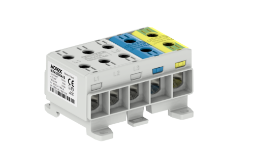 Picture of Riviklemm OTL16-5x 3xhall+sinine+ko/ro, Al/Cu 2.5-16mm², 1000V, Morek 