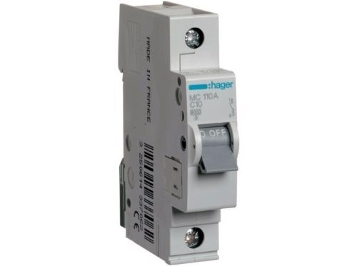 Picture of Moodulkaitselüliti, 1P, 10A, C, 6kA, Hager 