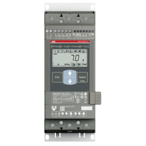 Picture of Sujuvkäiviti ABB PSE 400V 45kW, 85A, by-pass, LCD 