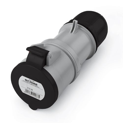 Picture of Jätkupesa 32A 5P 5H 690VAC IP44, CEE, Optima, SCAME 