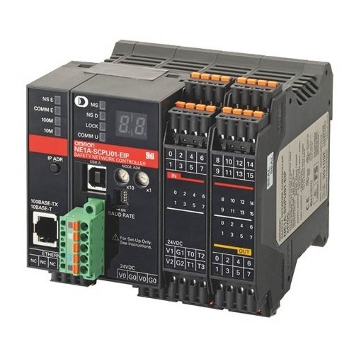 Picture of Safety Network Controller NE1A EthernetIP, DeviceNet, 16 DI PNP, 8 DO PNP 