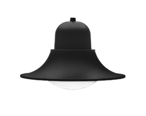 Picture of BELL LED pargivalgusti 37W, CRI70, 3000 K, lens L02, RAL 9005, NTD, 10kV SPD, toitekaabliga L7m 3x1,