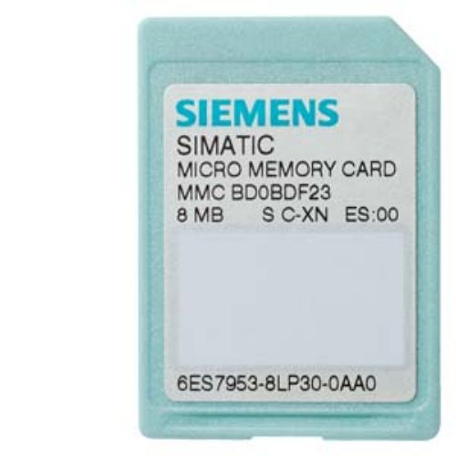 Picture of SIMATIC S7, MICRO MEMORY CARD P. S7-300/C7/ET 200, 3.3 V NFLASH, 2 MBYTES 