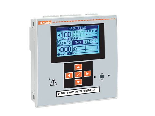 Picture of Cos-f regulaator 8 astet türistoridele 144x144mm TV laiendatav max. 4 moodut IP54 