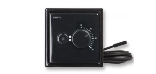 Picture of Termostaat 5-50C/5-35C 16A 3600W 230V IP30 põranda- ja ruumianduriga, Intro, antratsiit ENSTO 