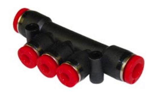 Picture of Liitmik 5-ne, läbijooks 8mm/8mm välja 3x6mm  