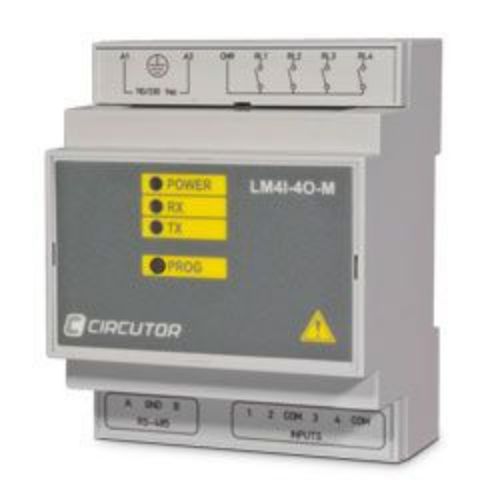 Picture of Arvestite imp. koguja LM-4I/4O-M, 4DI(impulss), 4DO(relee), RS485 MODBUS/TCP CIRCUTOR 