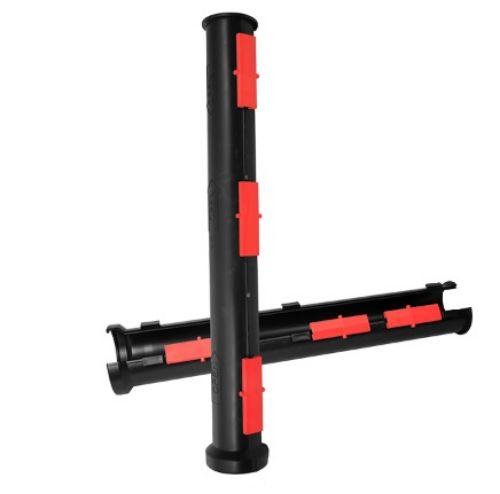 Picture of Poolitatav kaablikaitsetoru EVOCAB SPLIT 160/144mm 750N, seinapaksus 8mm, 1m/tk, must 