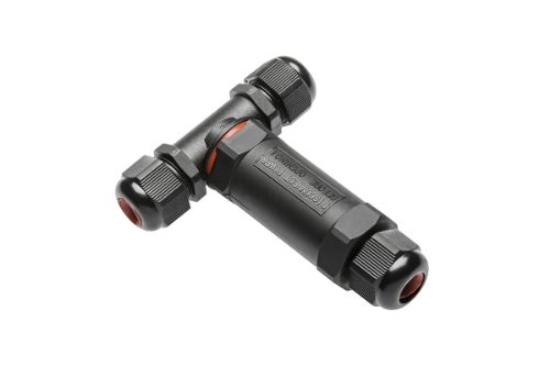 Picture of Niiskuskindel ühendus kolmele kaablile, T-kujuline, IP68 Max. 1.5mm2/3 soont, GTV 