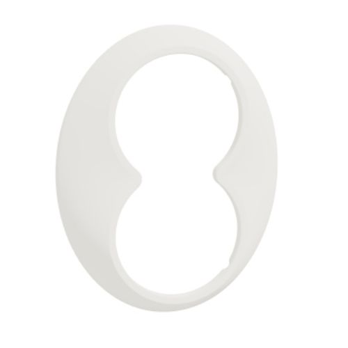 Picture of Raam 2-sele pistikupesale, Renova, valge  