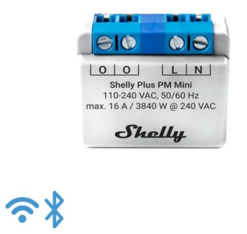 Picture of Wi-Fi 2.4 GHz, BT, energiamõõtja 16A, Shelly 