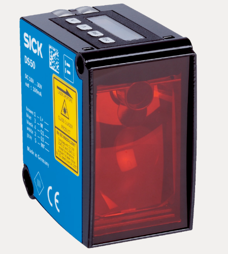 Picture of Laser-kaugusandur DS50 Sn=200-10000mm, välj: 2xNPN, M12 5-pin, SICK