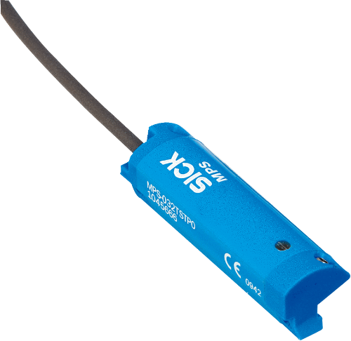 Picture of Silindri andur, MPS, T- pesa, 0..10V / 4..20mA, kere 109mm, 0.3m kaabel, M8 4-pin, SICK 